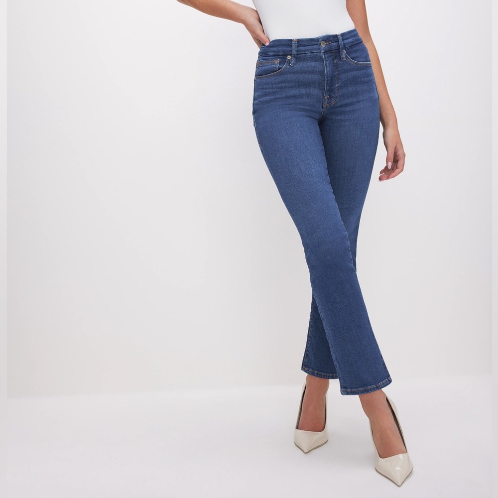 Good American “Good Legs” Straight Jeans